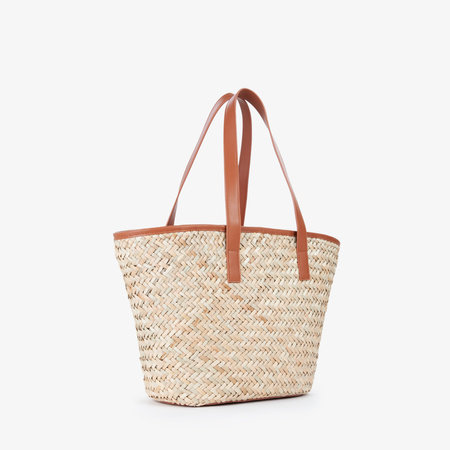 VALENTINO SAMUELA kosz naturalny/ jasny brąz