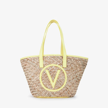 VALENTINO SAMUELA  kosz naturalny/ żółty